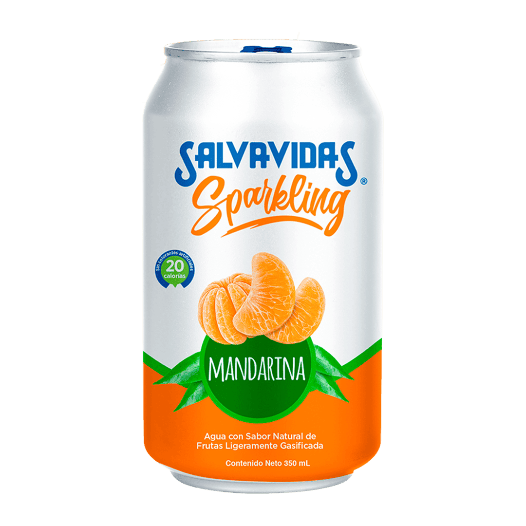 Agua Pura Salvavidas Mandarina en Lata